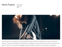 Tablet Screenshot of nordicprojects.com